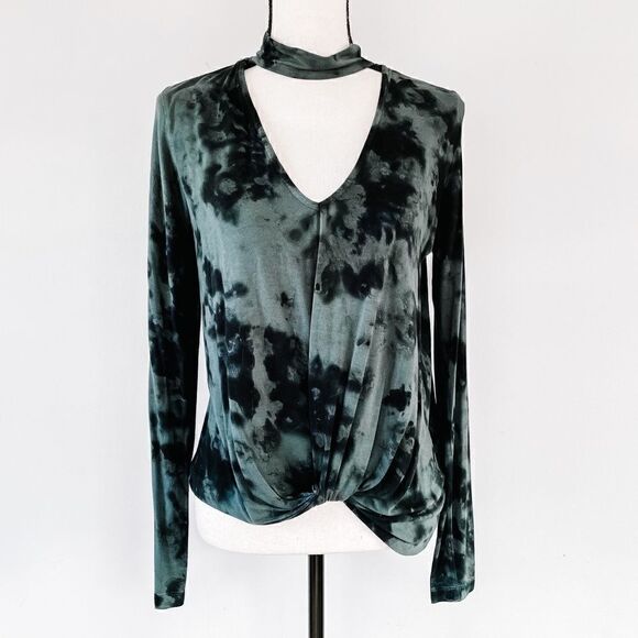 Tie Dye Choker Tee  - Picture 1 of 8